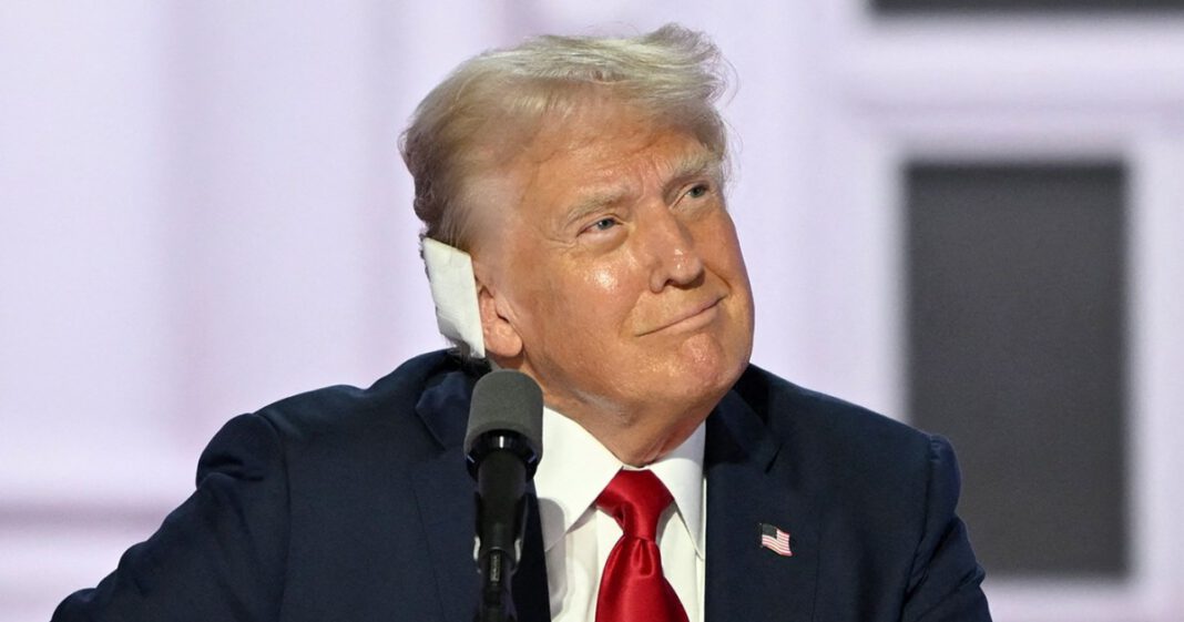 Trump savors convention crowd in lengthy acceptance speech