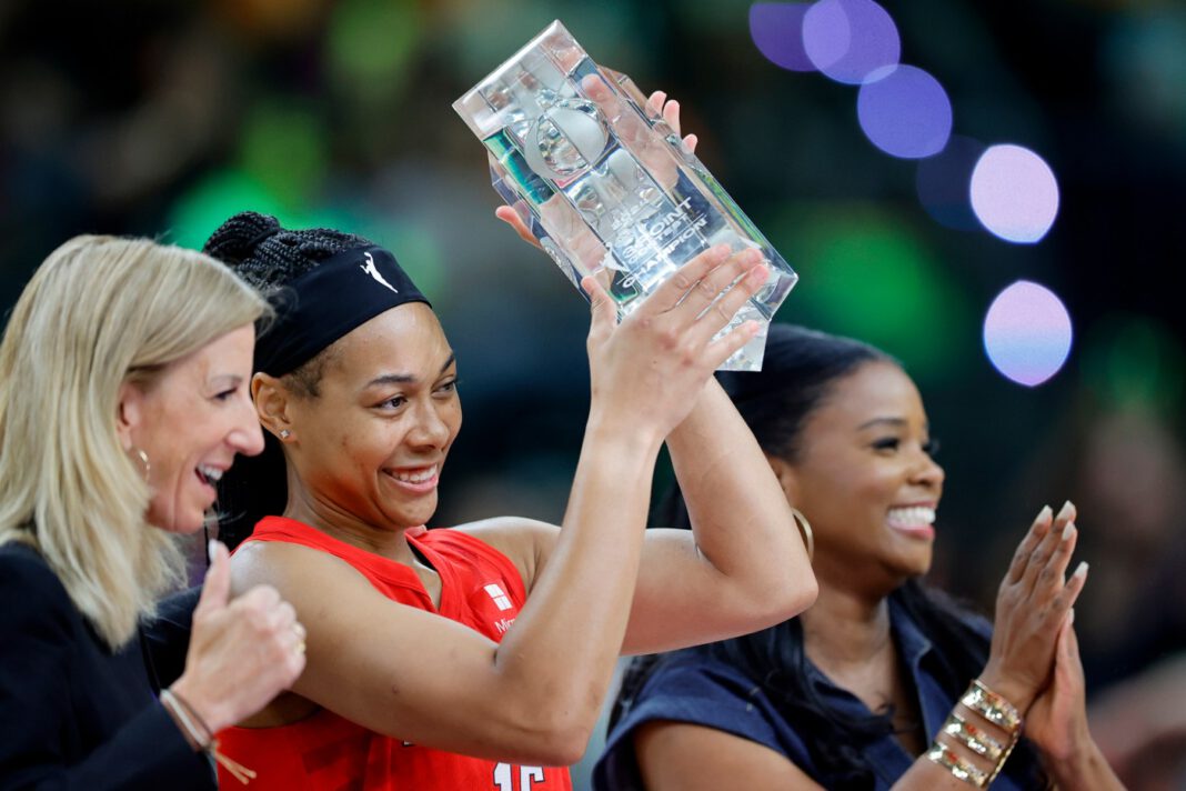 Allisha Gray becomes 1st player to win both the 3-point and skills competitions at WNBA All-Star weekend