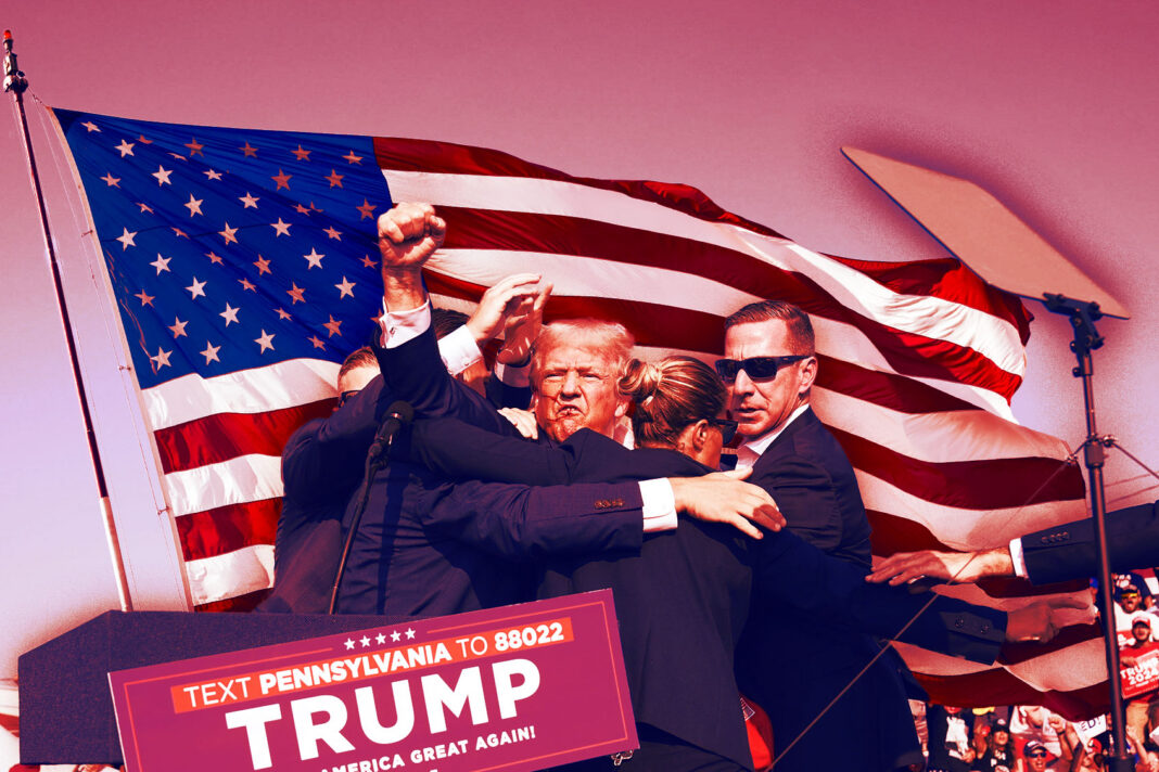 Trump’s brush with assassination handed him his most powerful meme – and maybe even election victory
