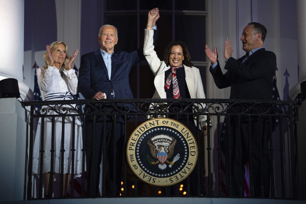 Kamala Harris picked up her first nominating delegates from the Tennessee Democratic Party