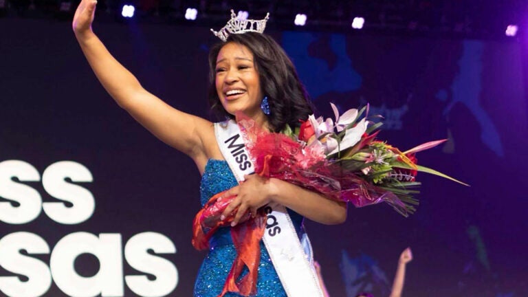 Miss Kansas called out her abuser in public. Her campaign against domestic violence is going viral.
