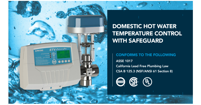 Heat-Timer’s Electronic Tempering Valve (ETV) Ensures Accurate Water Temperature Regulation