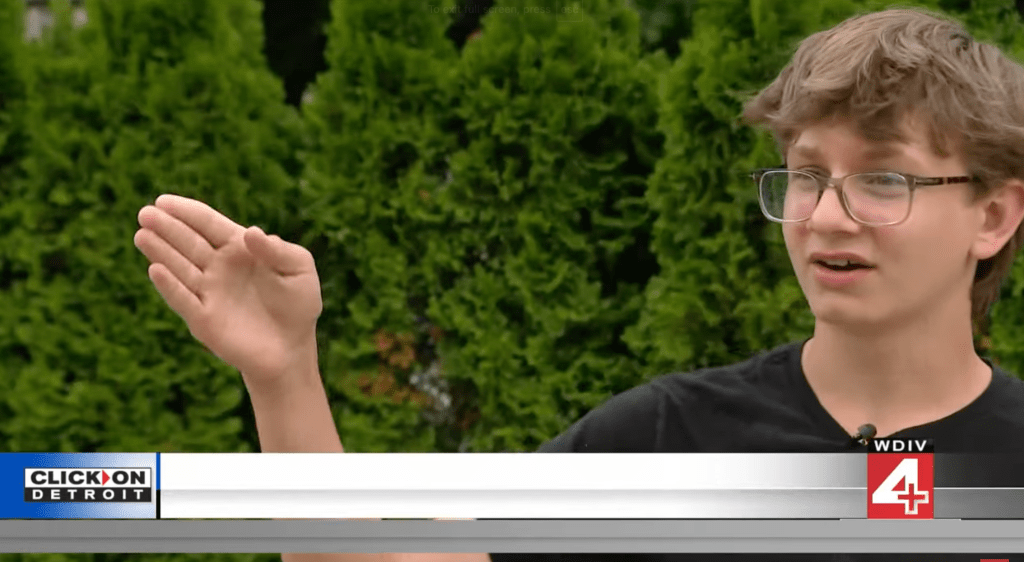 Quick-thinking teen rescues driver who plunged into a Michigan lake: ‘Hard to get out’
