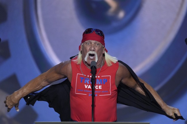 Biden-Harris HQ Keeps Posting the Best Moments From Hulk Hogan’s Speech