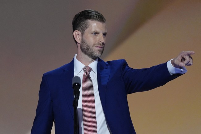 ‘Our Country Misses You’: Eric Trump Delivers Fiery Speech in Support of His Father at the RNC