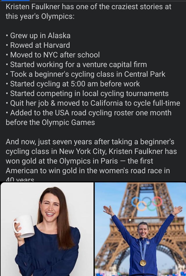 From zero to Olympic gold in just 7 years