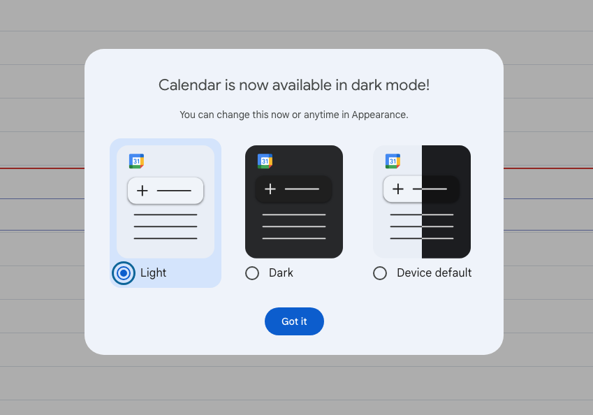 google-calendars-web-client-finally-gets-a-dark-mode.jpg Google Calendar’s web client finally gets a dark mode