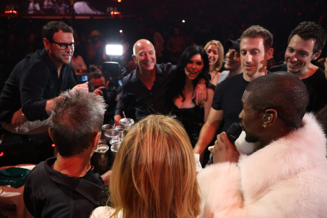 Lauren Sánchez celebrates 55th birthday at Usher show with fiancé Jeff Bezos, Katy Perry and Orlando Bloom