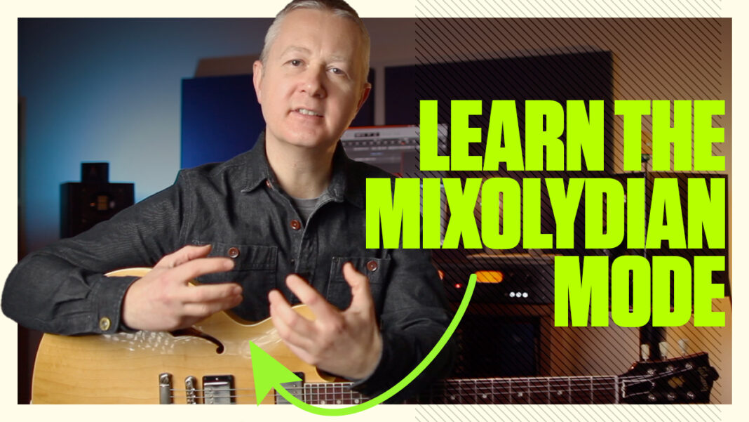 An essential scale for classic blues and rock solos, the Mixolydian mode is loved by everyone from B.B. King to Guns N’ Roses – here’s how it works