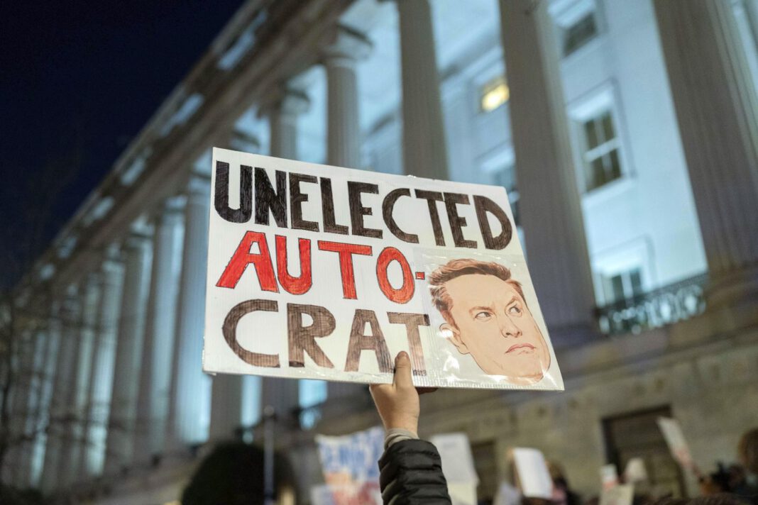 Democrats storm House Speaker’s office over Elon Musk’s access to taxpayer data
