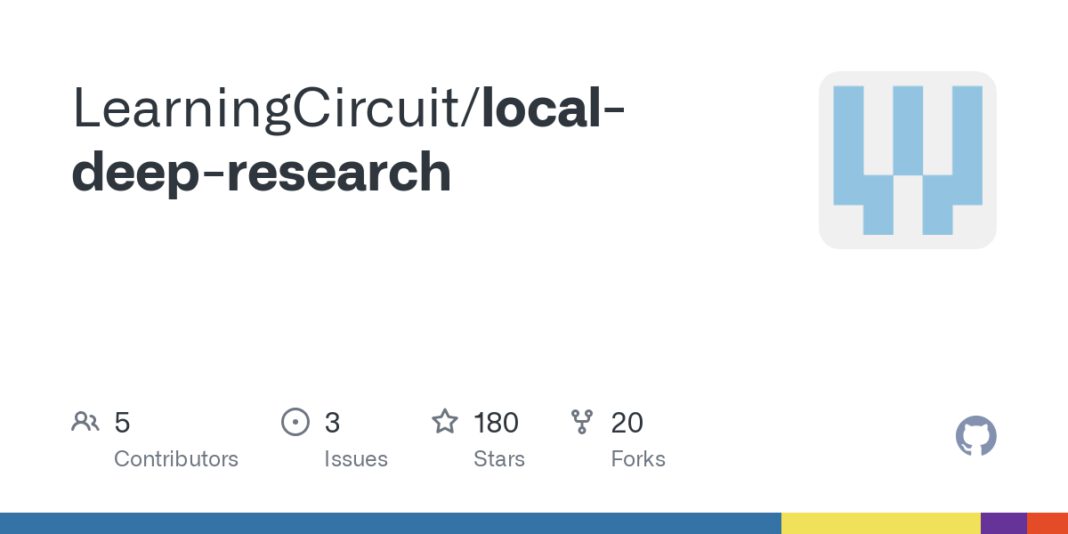 Local Deep Research – ArXiv, wiki and other searches included