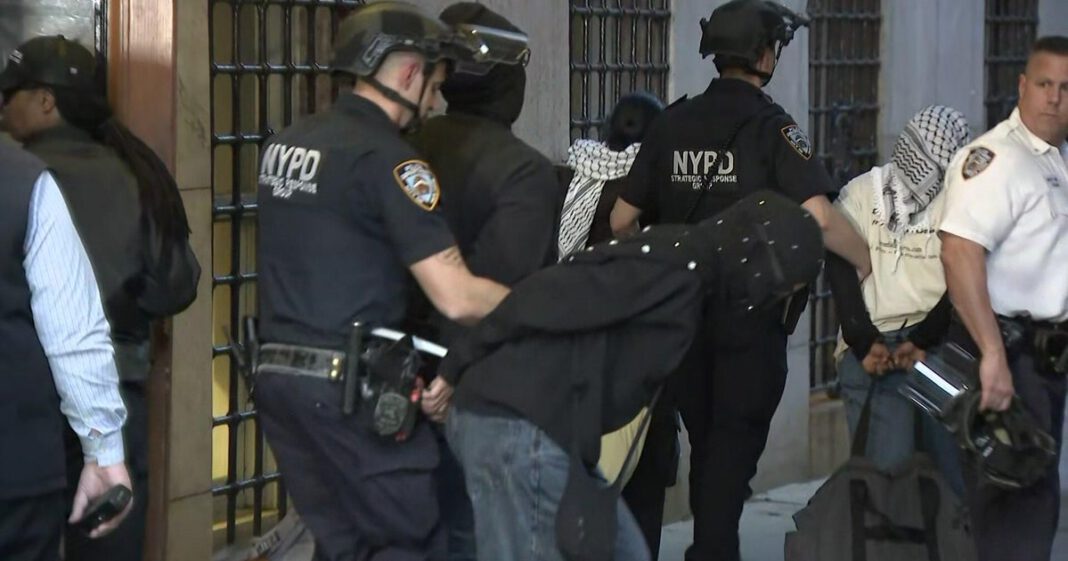At least 2 injured in Columbia University protest, dozens in custody