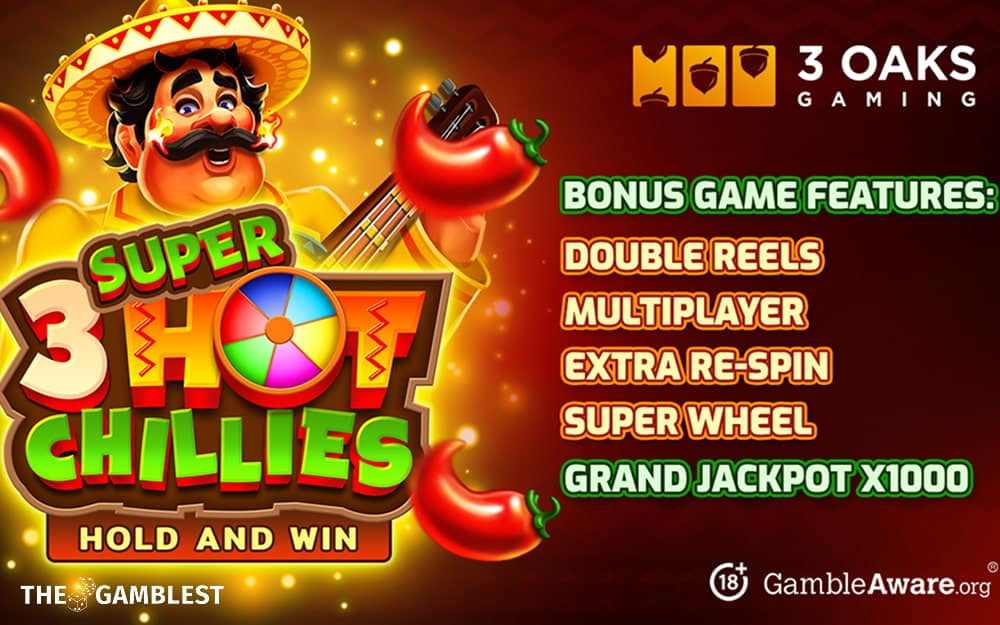 3-oaks-gaming-fires-up-the-reels-with-3-super-hot-chillies.jpg 3 Oaks Gaming fires up the reels with 3 Super Hot Chillies