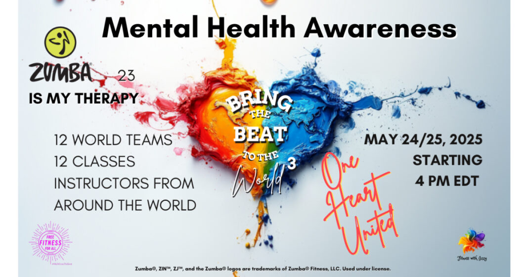 With One Heart United: Global 24-Hour Zumba® Class Fights Mental Health Stigma Through Movement and Community